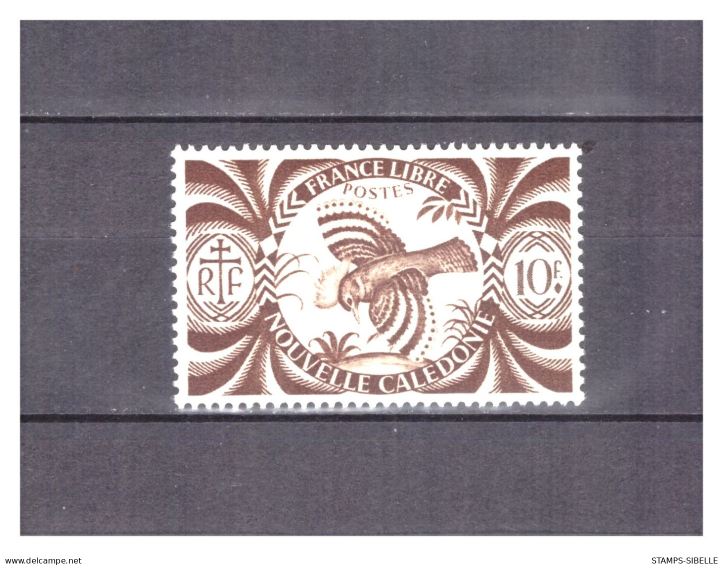 NOUVELLE  CALEDONIE   . N °  242  . 10  F     BRUN      NEUF    ** . SUPERBE . - Unused Stamps