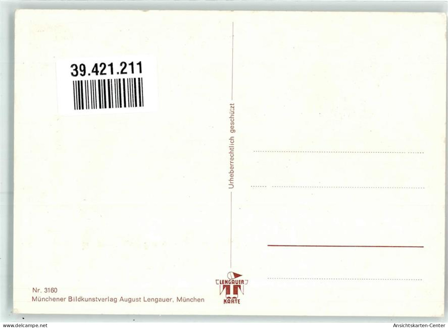 39421211 - Gruss Tracht Fahrrad Liebe Macht Blind Verlag Lengauer Nr.3160 - Expositions