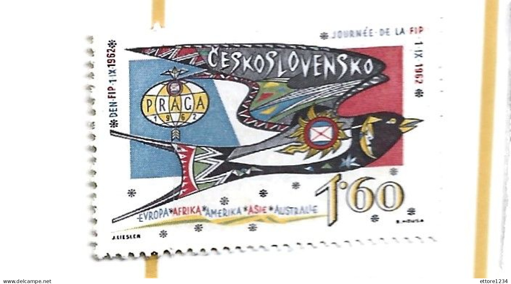 Cecoslovacchia 1962 - Unused Stamps