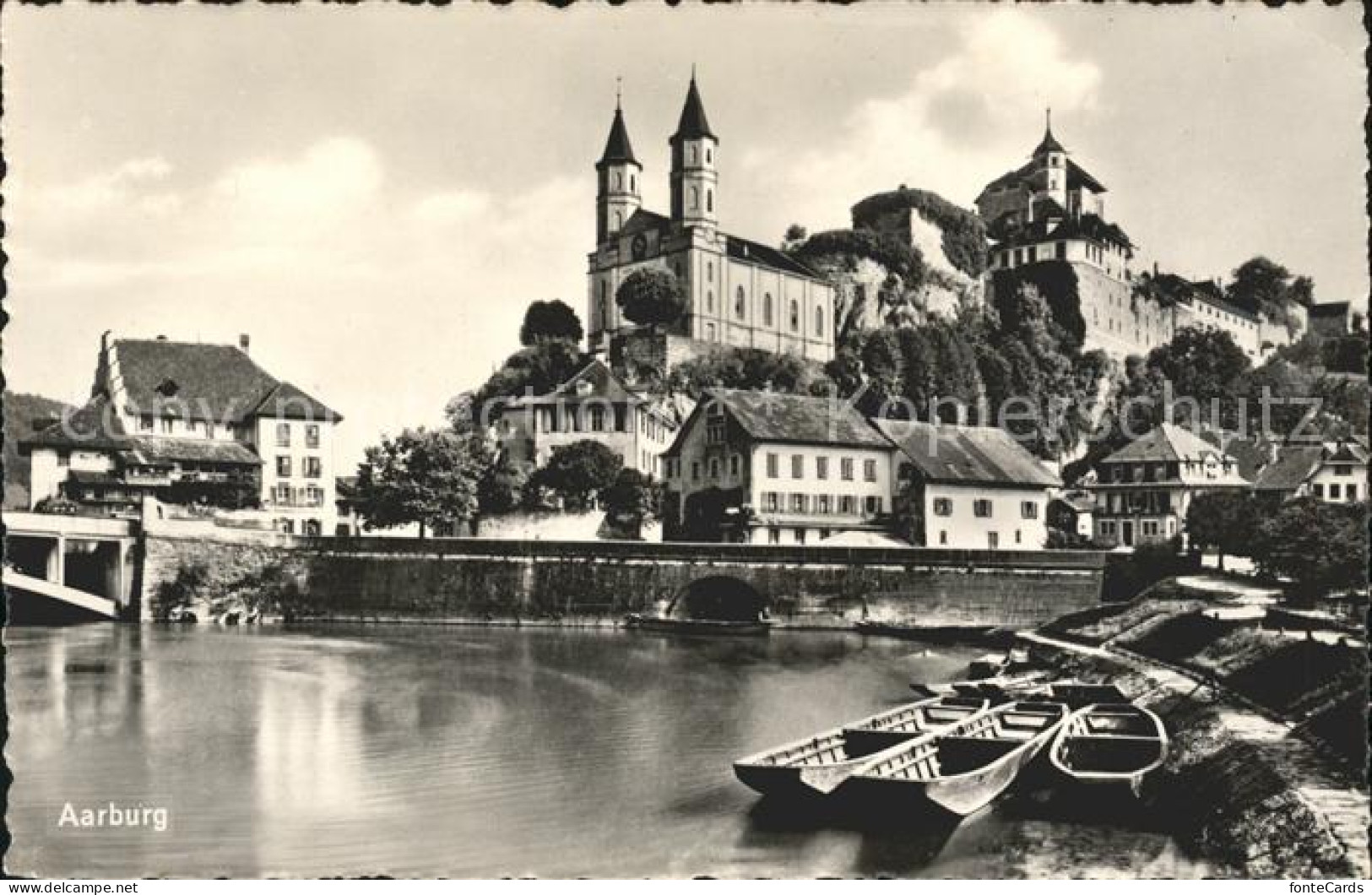 11745096 Aarburg AG Festung Und Kirche Bootsliegeplatz Aarburg - Sonstige & Ohne Zuordnung