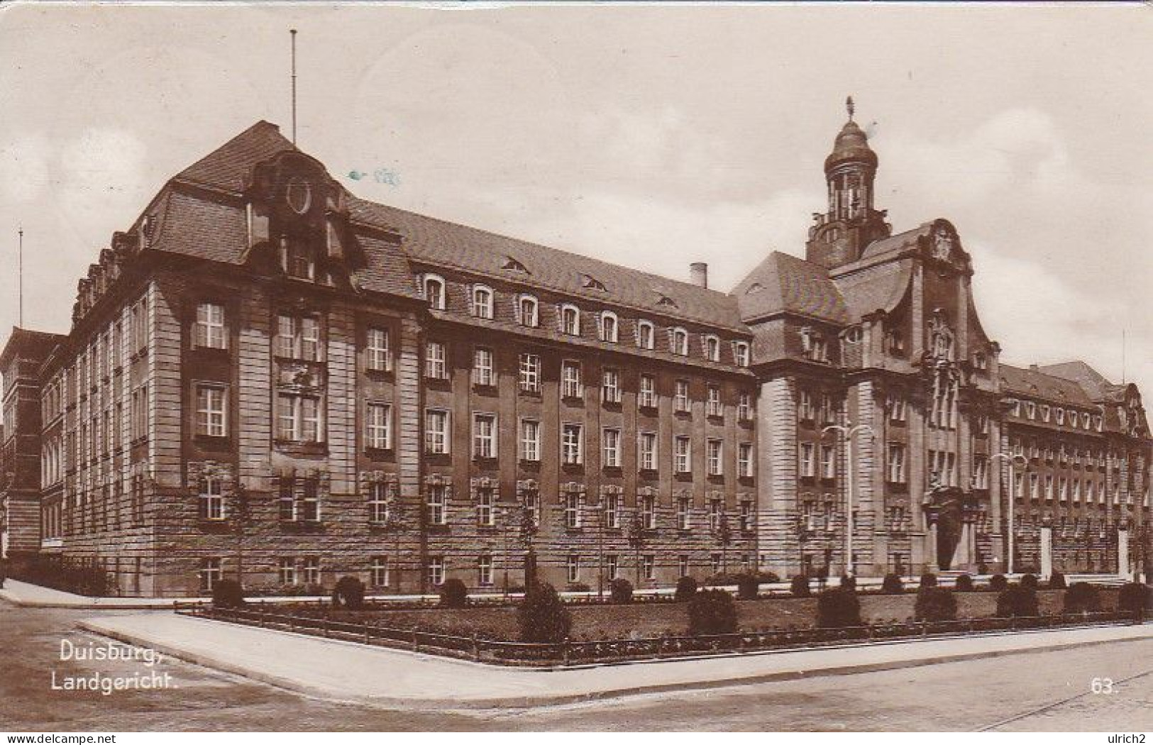 AK Duisburg - Landgericht - 1930 (69437) - Duisburg