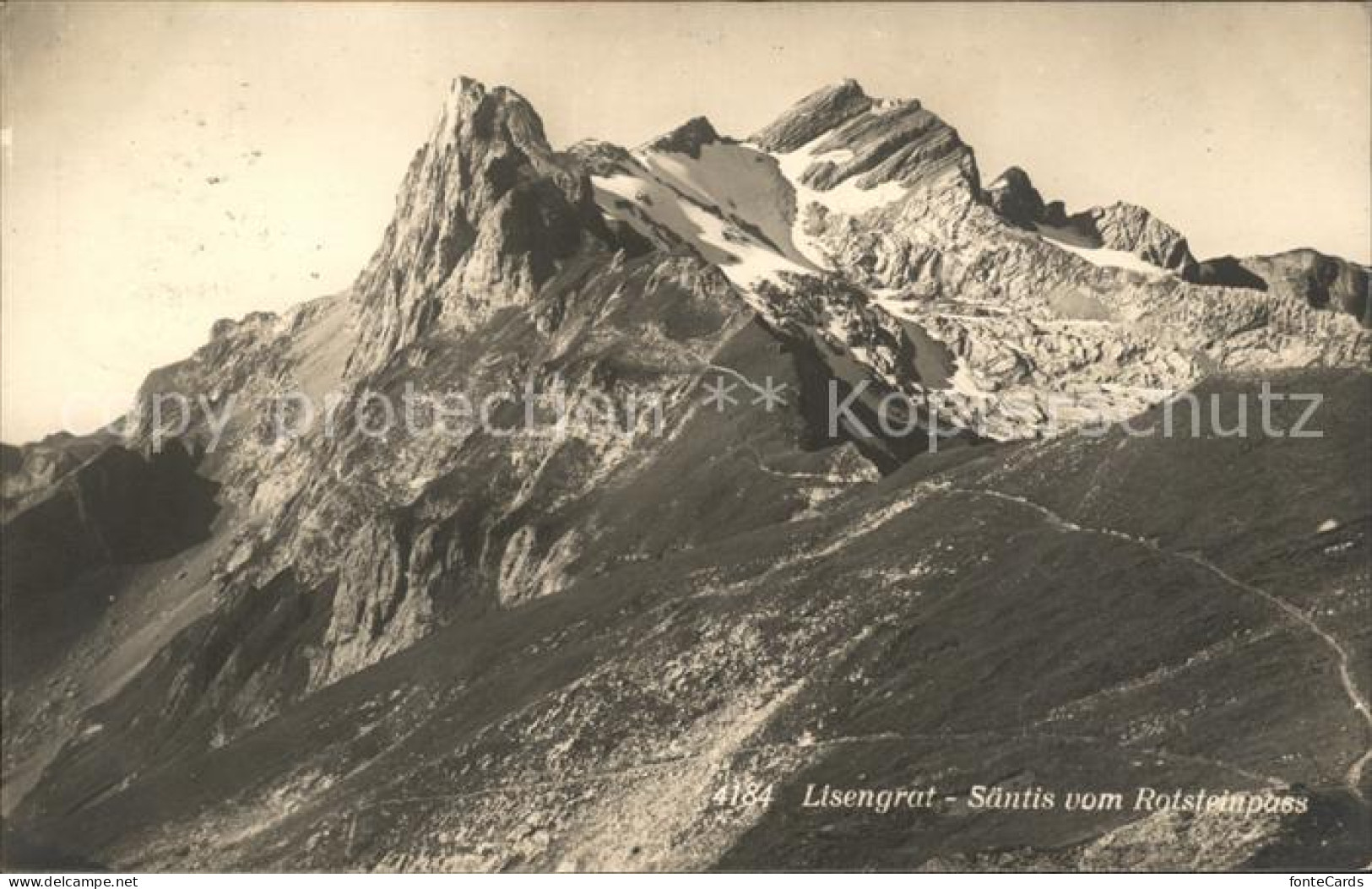 11745006 Lysengrat Saentis Vom Rotsteinpass Lysengrat - Sonstige & Ohne Zuordnung