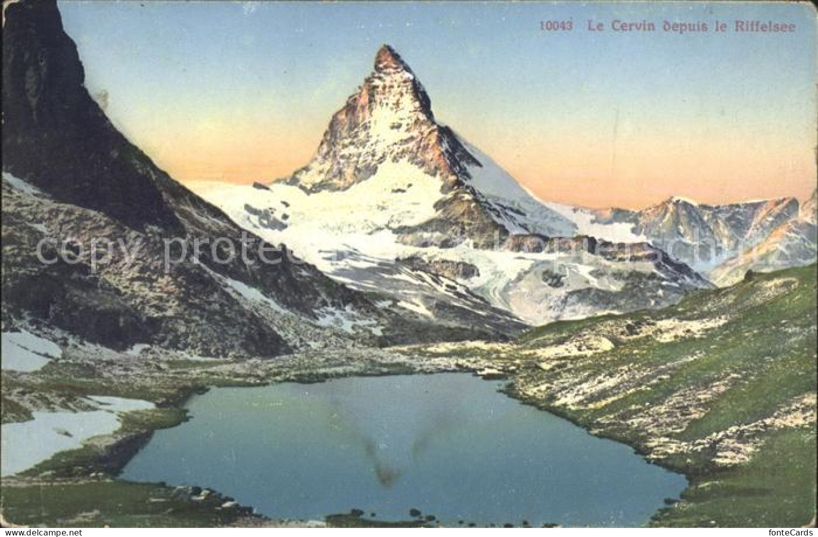 11742917 Zermatt VS Le Cervin Depuis Le Riffelsee  - Sonstige & Ohne Zuordnung