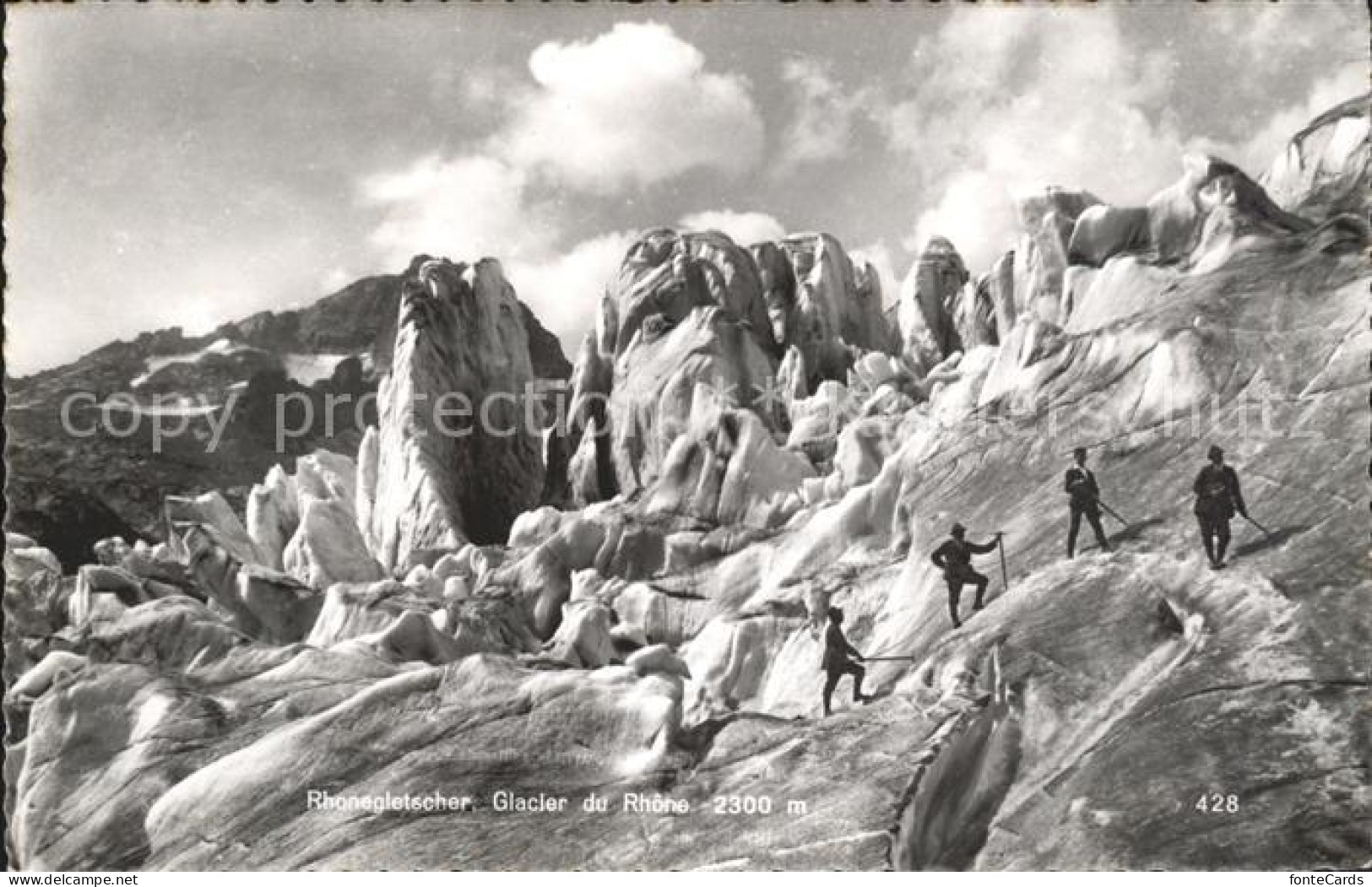 11742916 Rhonegletscher Glacier Du Rhone Bergsteiger Rhone Rhone - Sonstige & Ohne Zuordnung