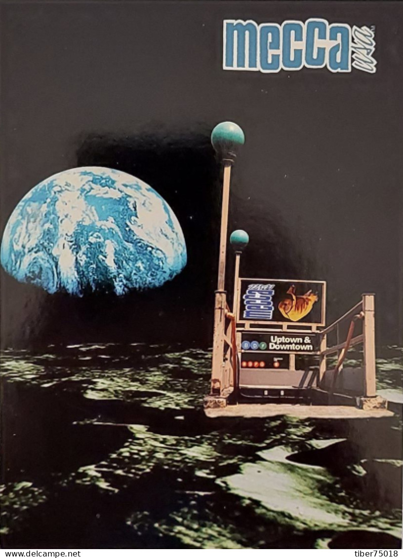 Carte Postale (Tower Records) Mecca USA (Terre Vue De L'espace) United Sports Apparel - Werbepostkarten