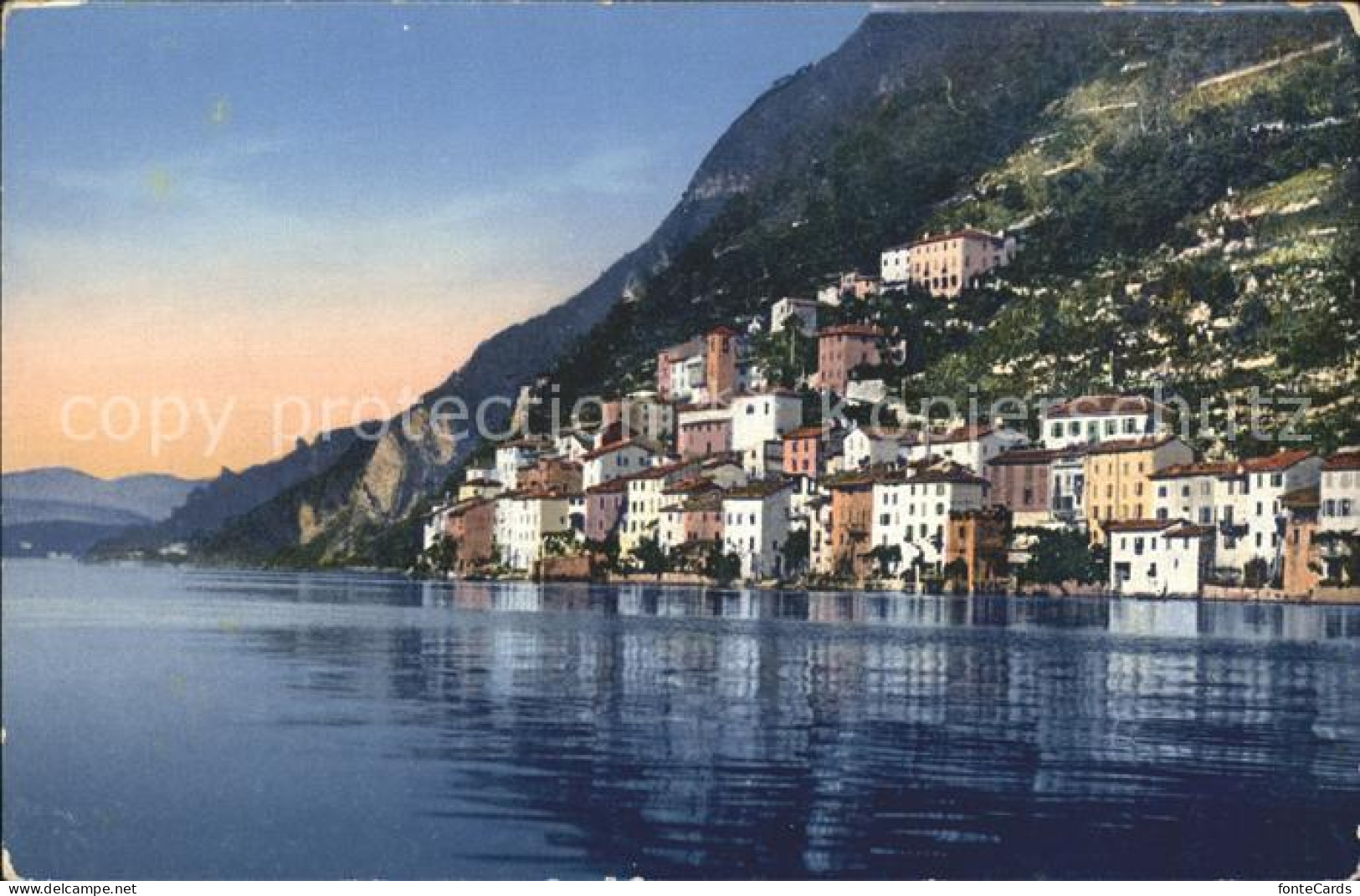 11742736 Gandria Lago Di Lugano Ortsansicht Gandria - Sonstige & Ohne Zuordnung