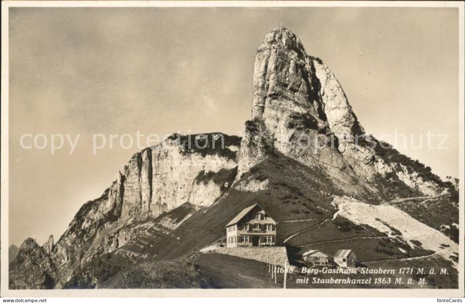 11742367 Staubern Berggasthaus Stauben Mit Staubernkanzel Staubern - Sonstige & Ohne Zuordnung