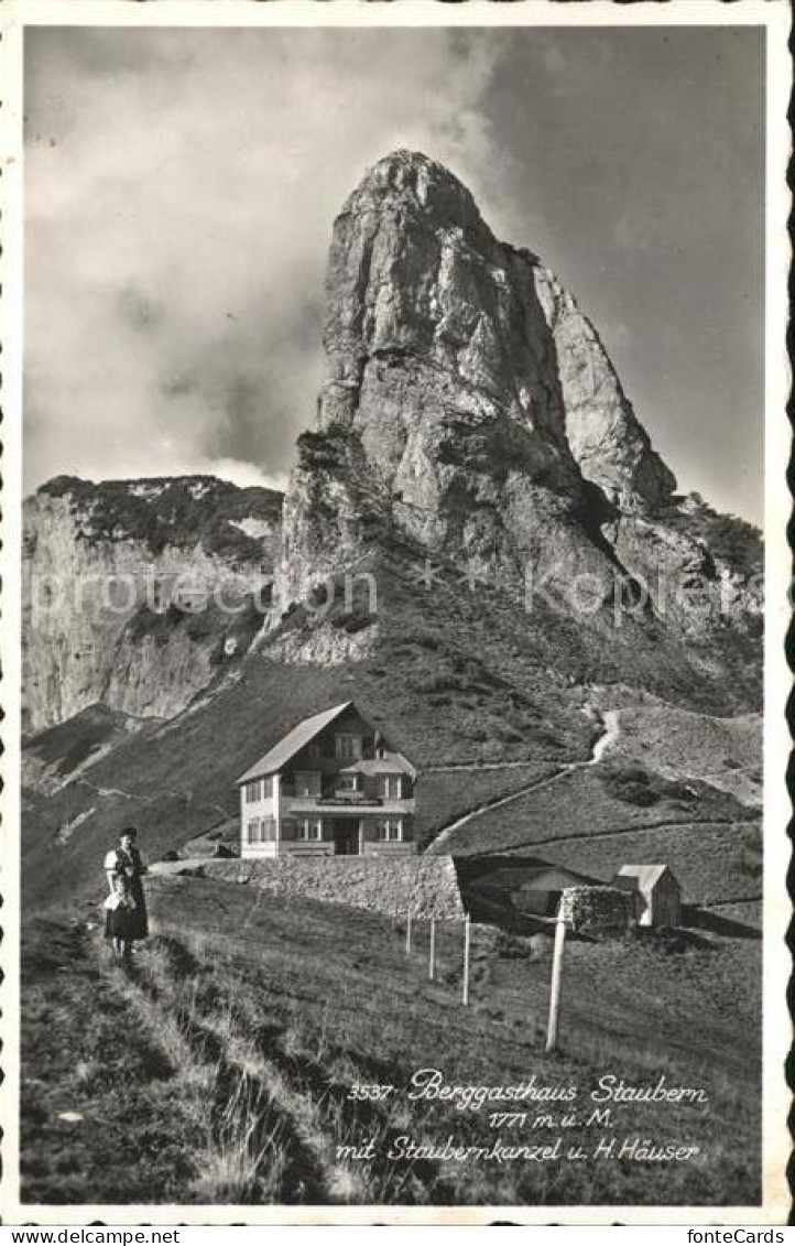 11742306 Staubern Berggasthaus Mit Staubernkanzel Und Hohe H?user Staubern - Sonstige & Ohne Zuordnung