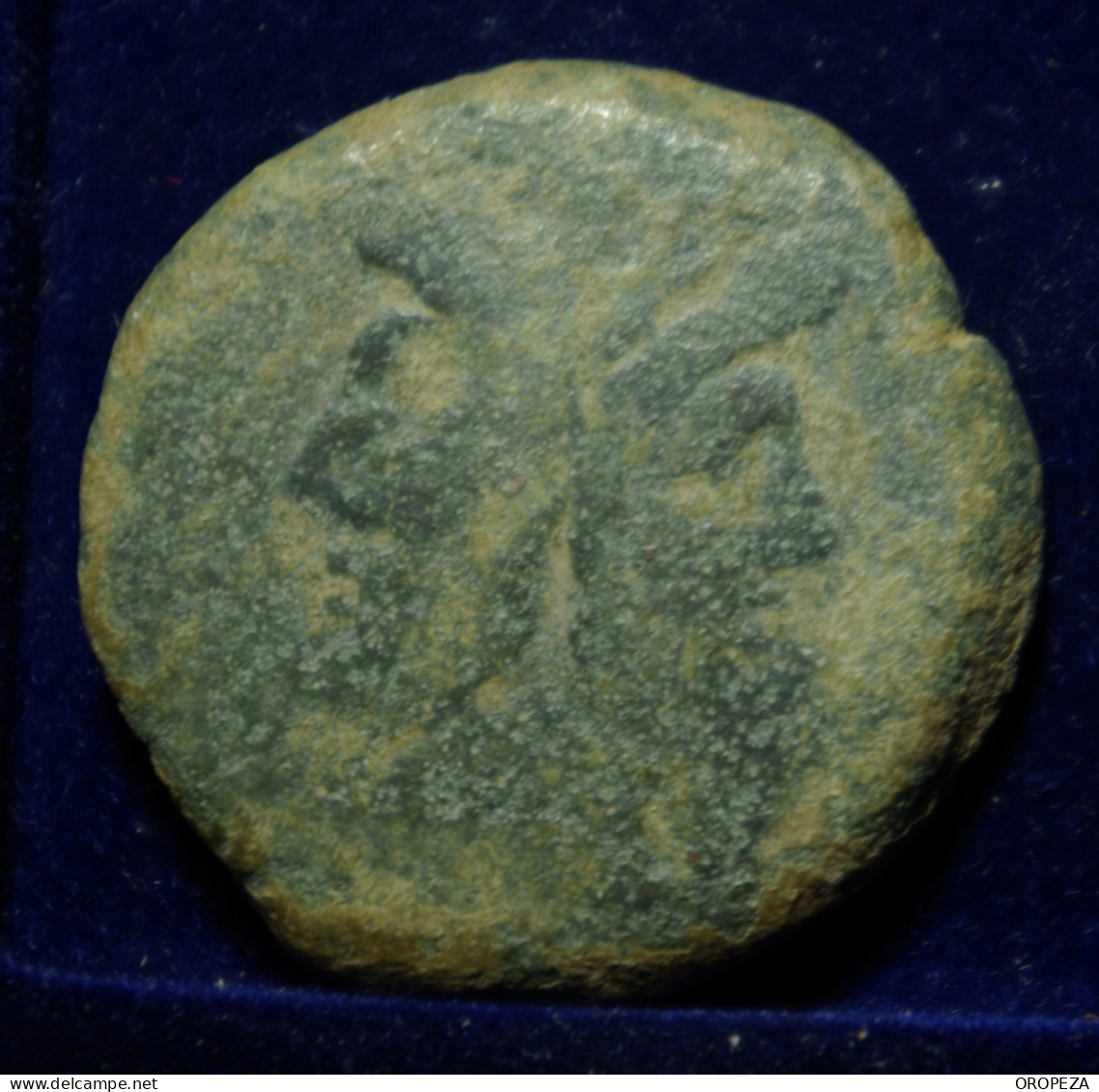 90 -  BONITO  AS  DE  JANO - SERIE SIMBOLOS -   PERRO   - MBC - Republiek (280 BC Tot 27 BC)