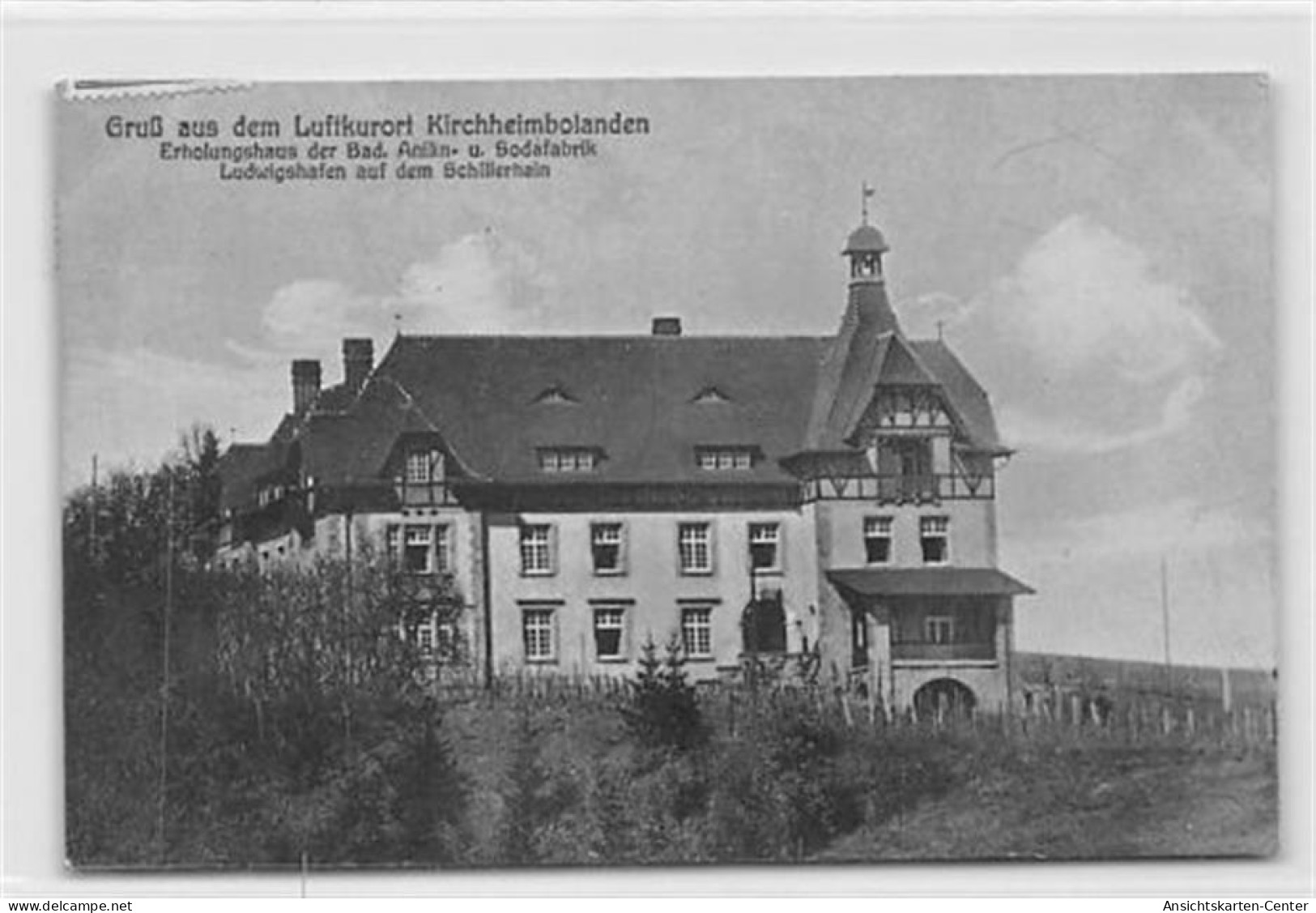 39099311 - Kirchheimbolanden. Erholungshaus Der Bad. Anilin- U. Sodafabrik Ludwigshafen Auf Dem Schillerhain Gelaufen.  - Other & Unclassified