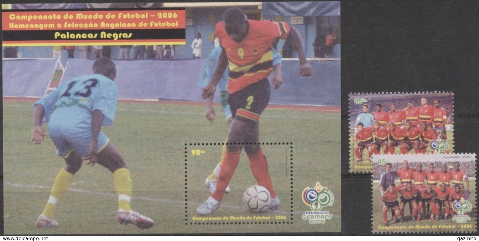 Angola 2006, Football World Cup, 2val +BF - Angola