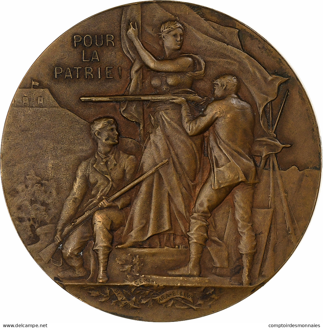 France, Médaille, La Réunion Amicale Des Officiers Du 80ème Régiment - Other & Unclassified