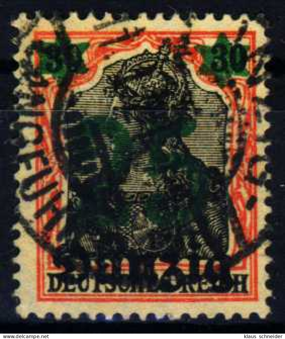 DANZIG 1920 Nr 18 Zentrisch Gestempelt X129A3A - Gebraucht