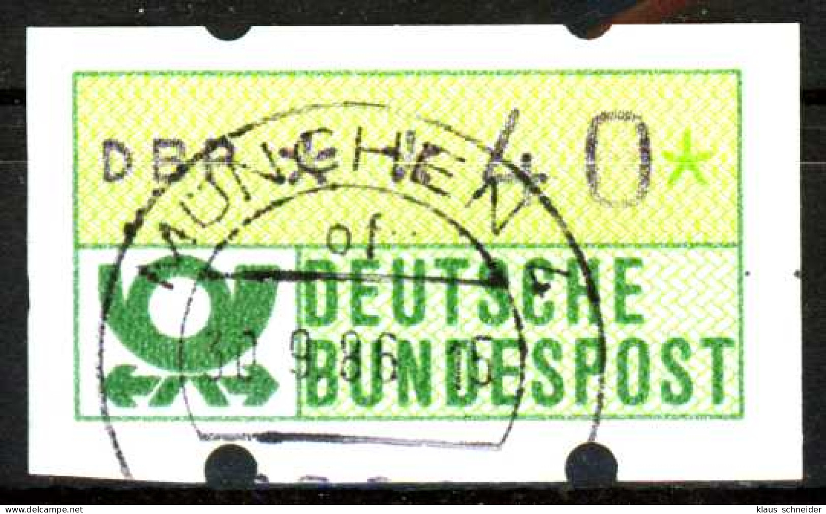 BRD ATM 1981 Nr 1-1-040 Zentrisch Gestempelt X1F32EE - Timbres De Distributeurs [ATM]