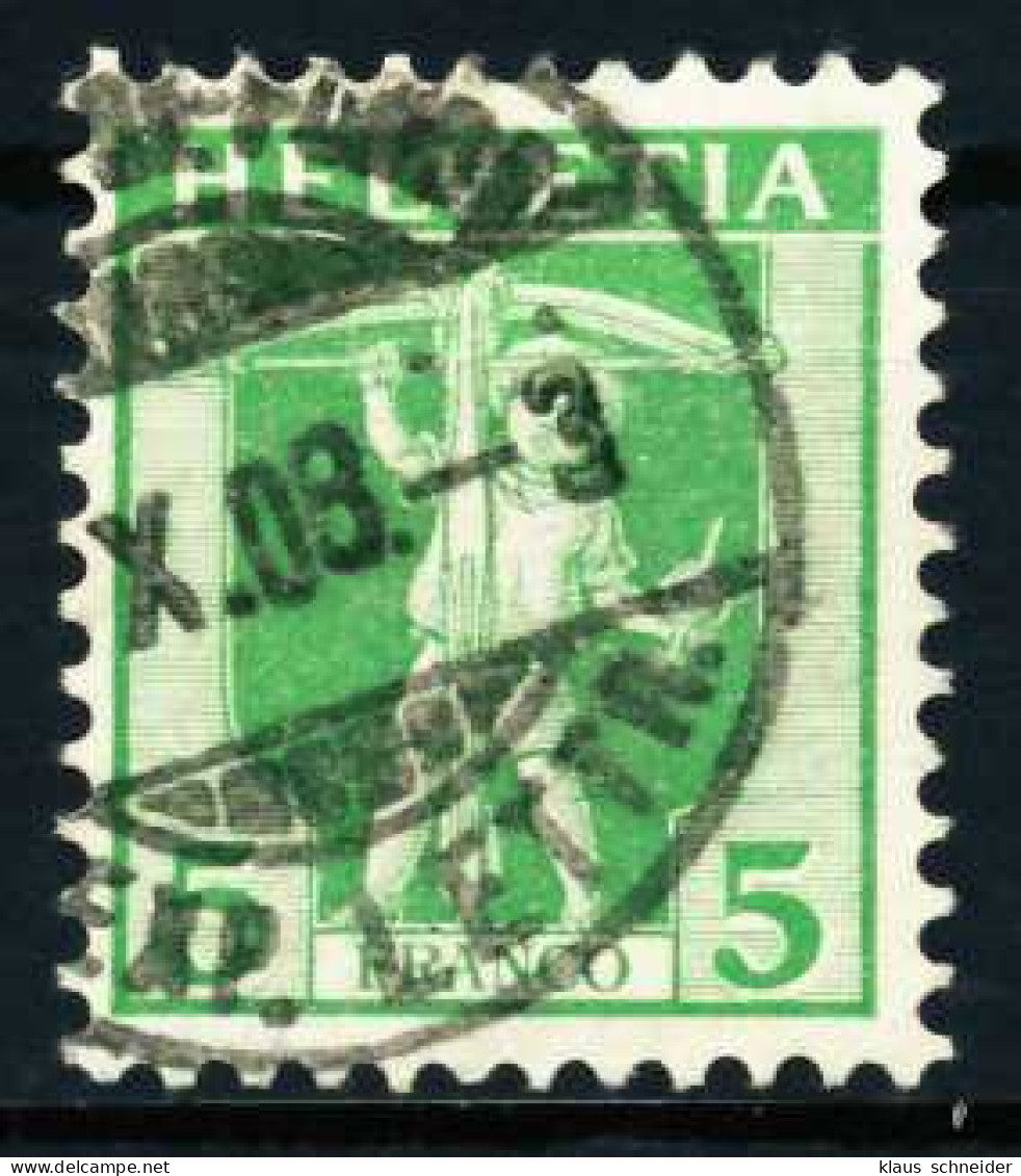 SCHWEIZ 1907 Nr 97 Zentrisch Gestempelt X4C61DA - Used Stamps