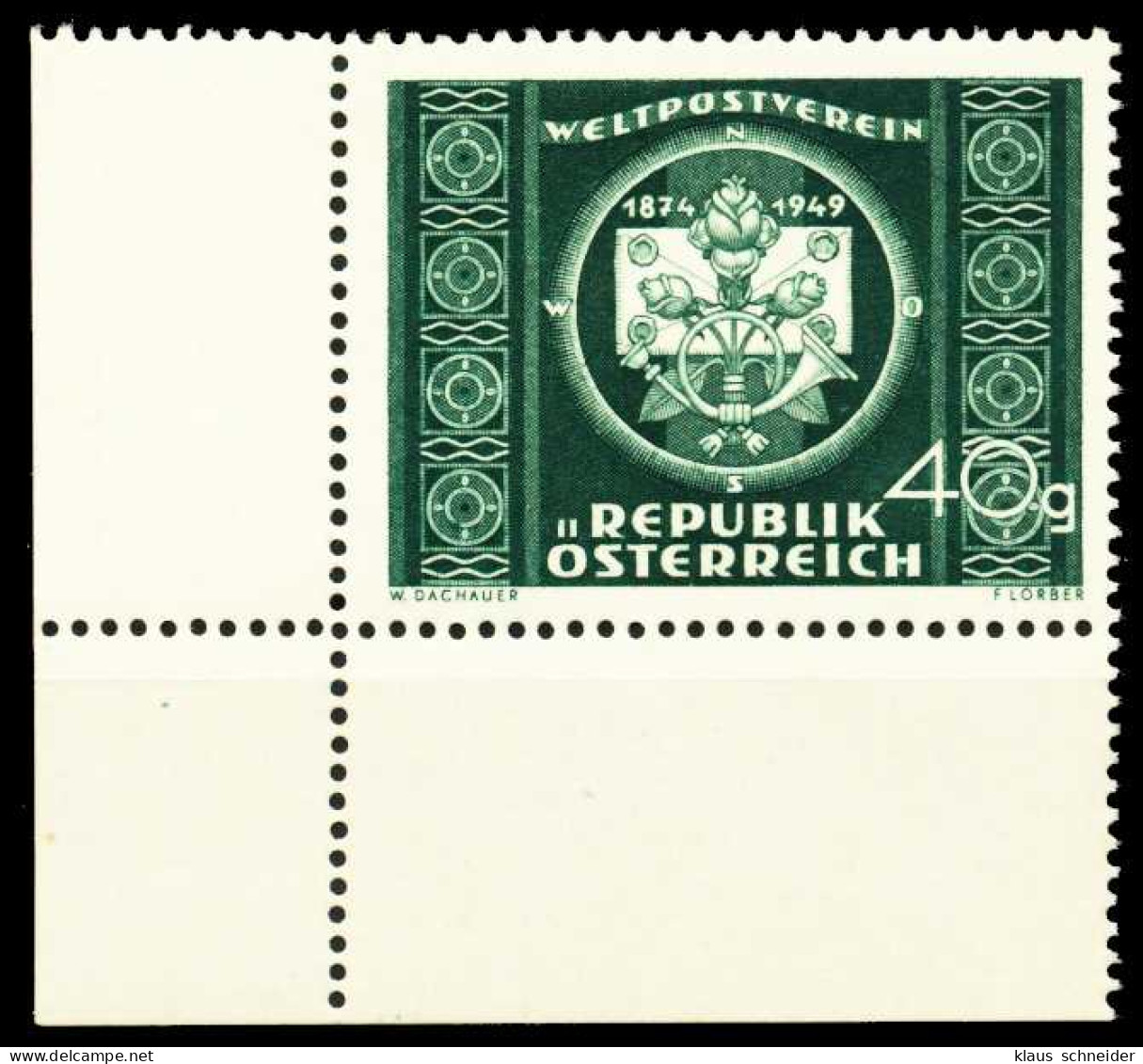 ÖSTERREICH 1949 Nr 943 Postfrisch ECKE-ULI X4ED1B6 - Unused Stamps