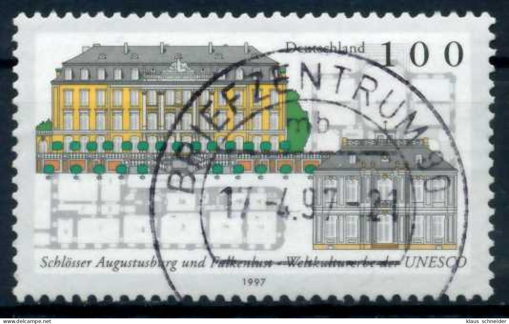 BRD 1997 Nr 1913 Zentrisch Gestempelt X6AD49E - Used Stamps