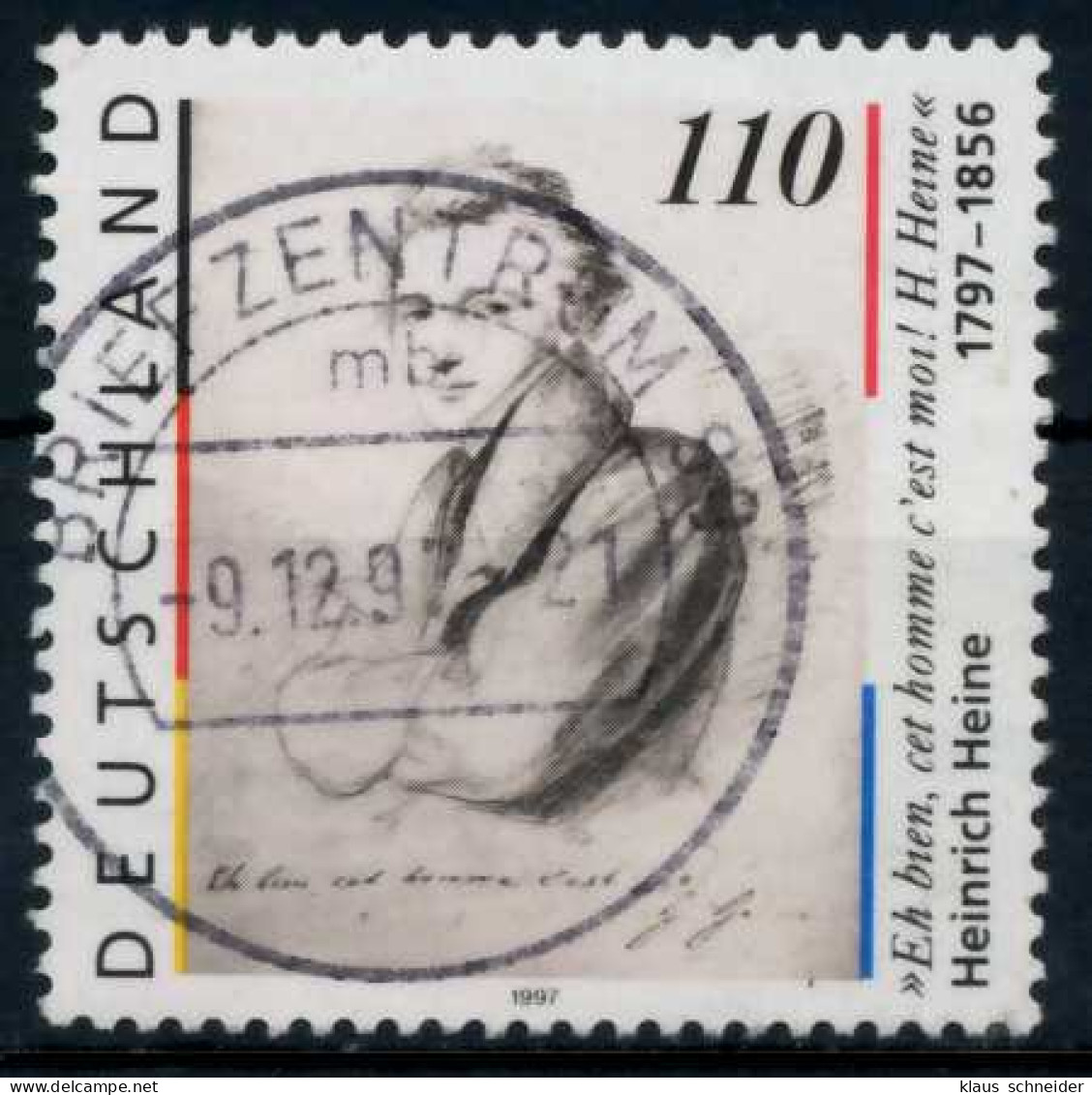 BRD 1997 Nr 1962 Zentrisch Gestempelt X6B164A - Used Stamps