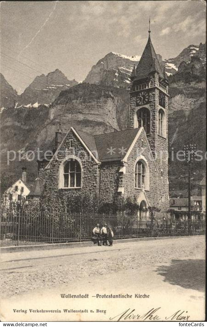 11737666 Walenstadt Kirche Walenstadt - Sonstige & Ohne Zuordnung