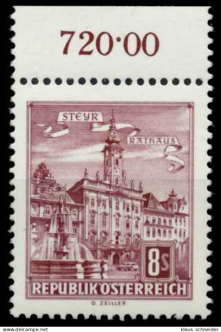 ÖSTERREICH DAUSERSERIEN BAUWERKE Nr 1194y Postfrisch OR X7F7A06 - Unused Stamps