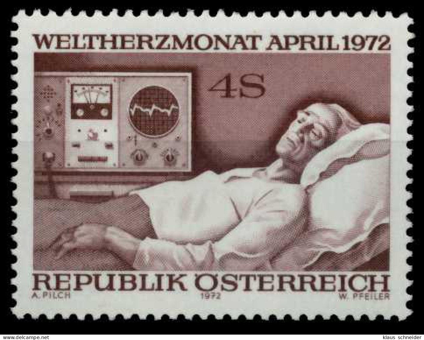 ÖSTERREICH 1972 Nr 1386 Postfrisch S5B1BEA - Unused Stamps