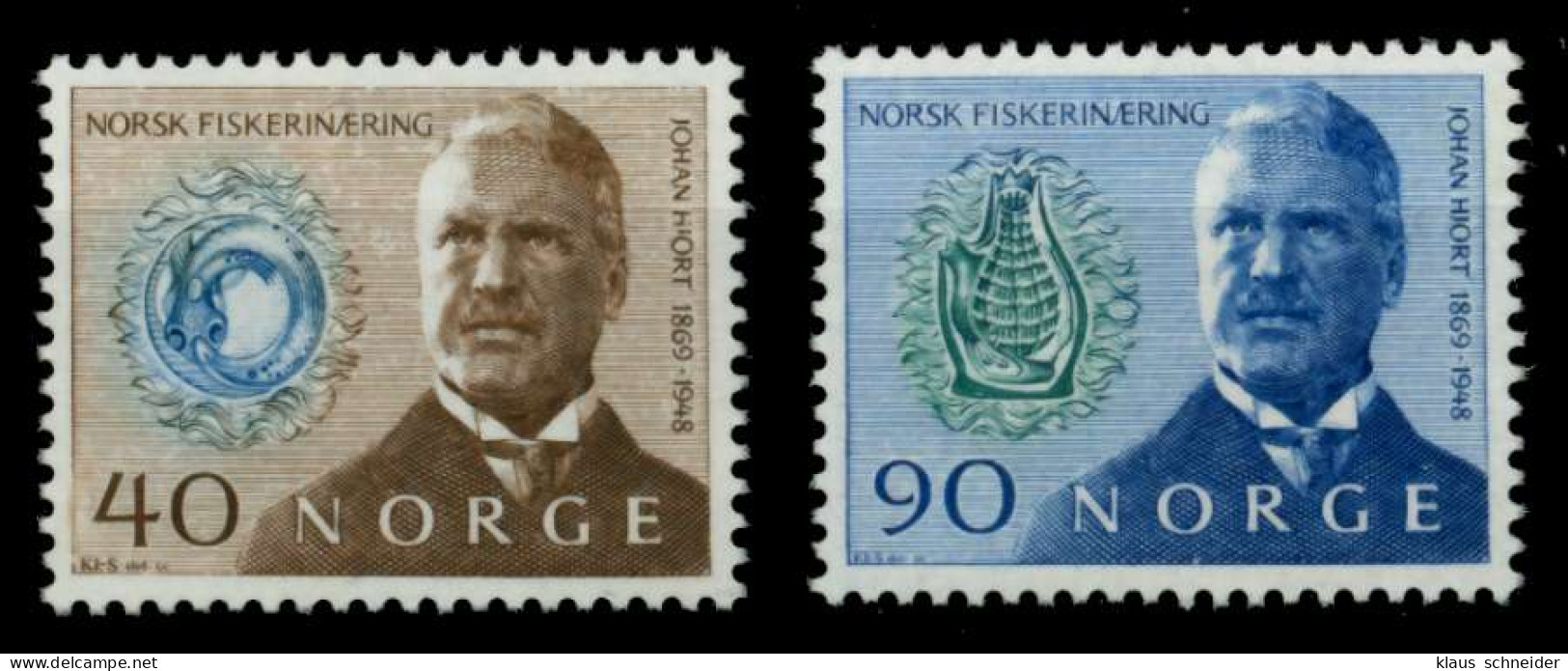 NORWEGEN Nr 585-586 Postfrisch S0365C2 - Unused Stamps