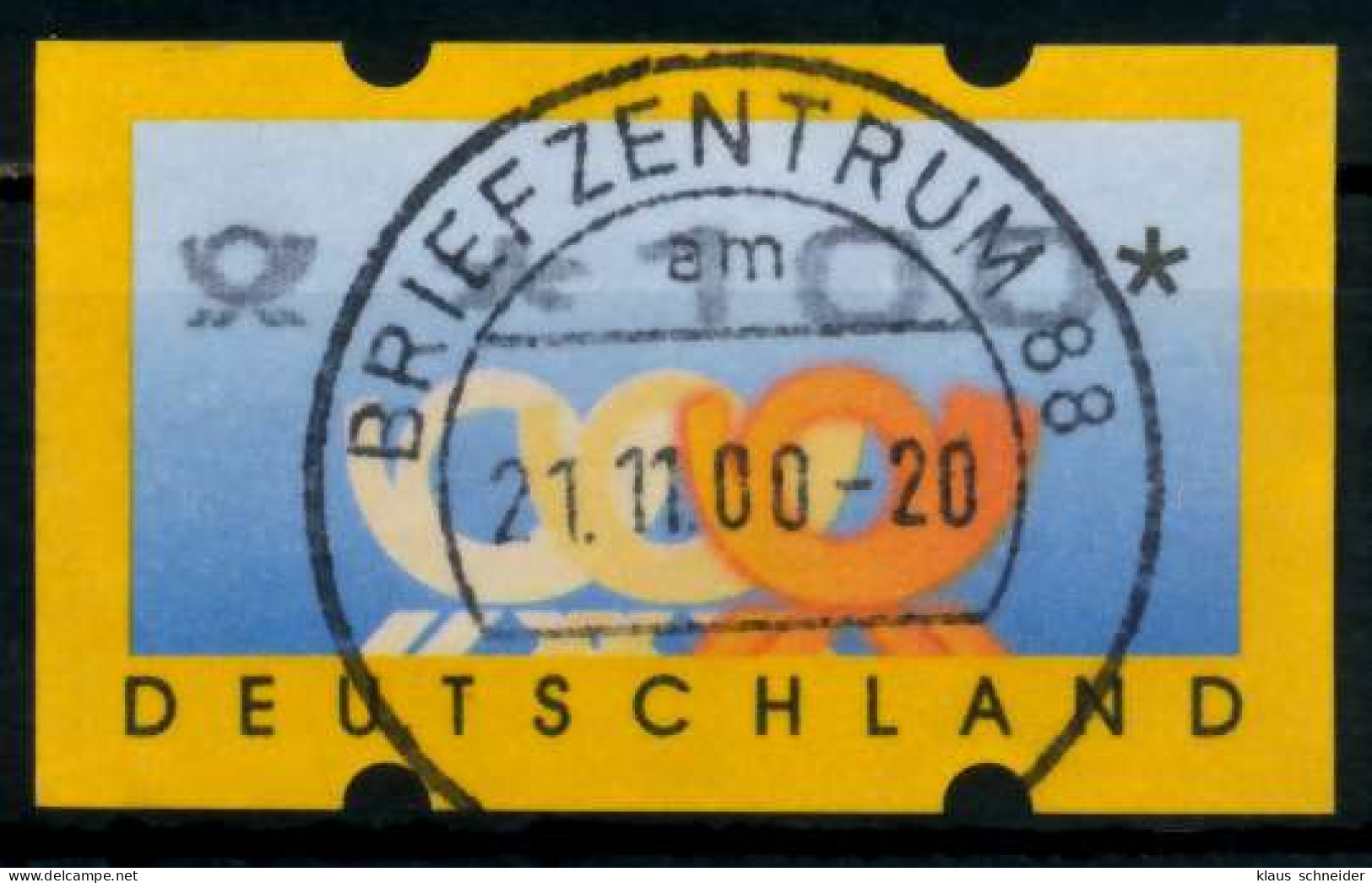 BRD ATM 1999 Nr 3-2-0100 Zentrisch Gestempelt X96DCDE - Timbres De Distributeurs [ATM]