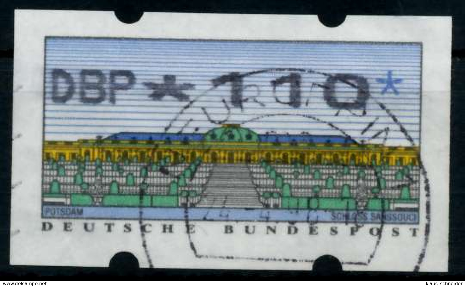 BRD ATM 1993 Nr 2-2.1-0110 Gestempelt X96DFB6 - Machine Labels [ATM]