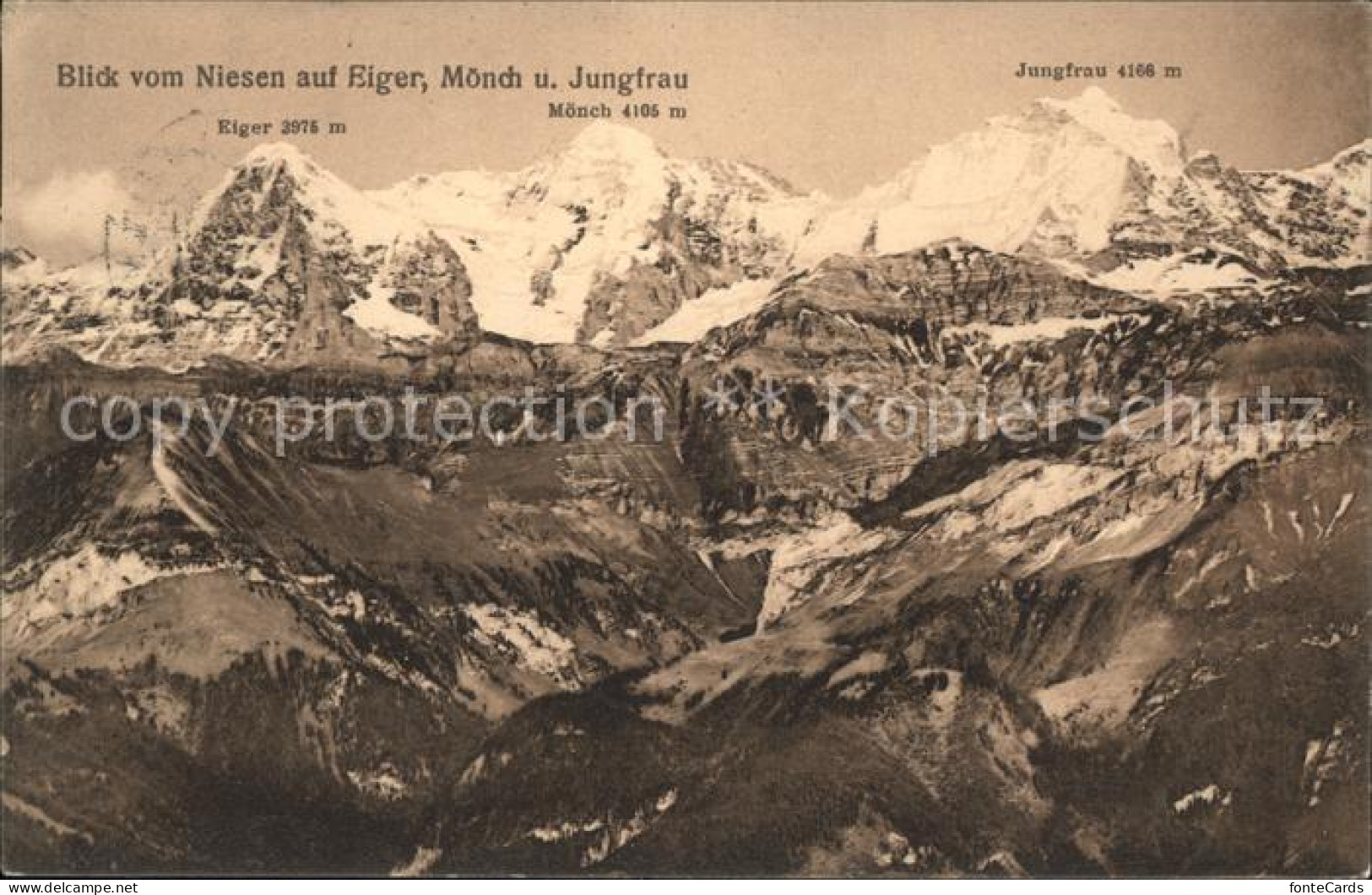 11737357 Niesen Kulm Eiger Moench Jungfrau Niesen - Other & Unclassified