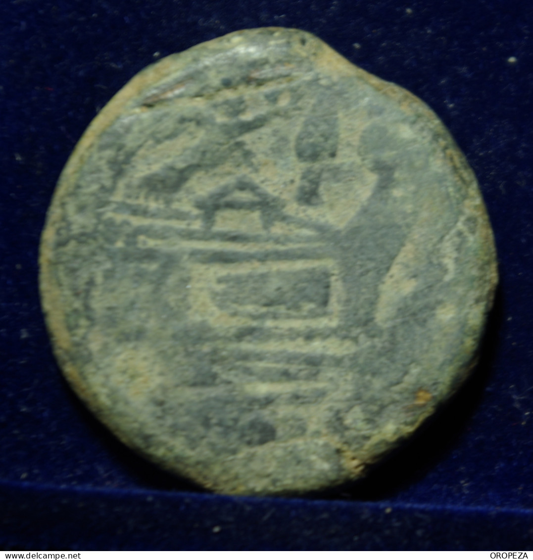 95  -  BONITO  AS  DE  JANO - SERIE SIMBOLOS - VICTORIA Y PUNTA DE LANZA - MBC - Republic (280 BC To 27 BC)