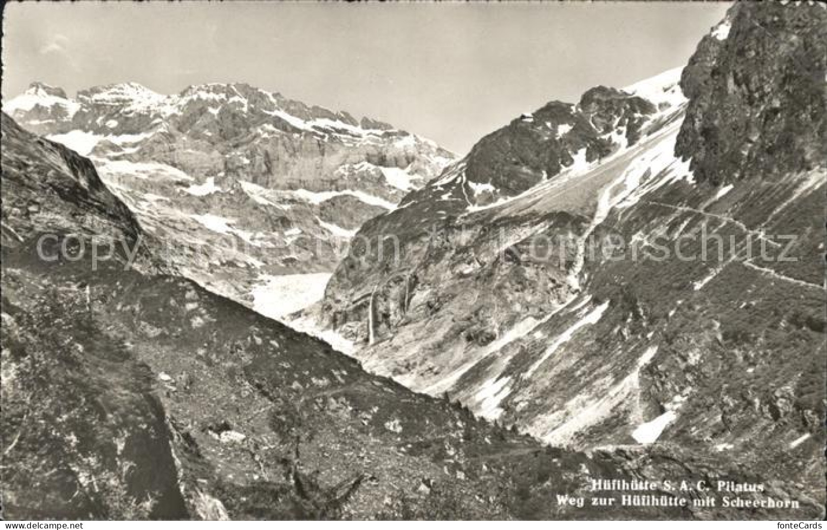 11737247 Pilatus Huefihuette Mit Schneehorn Pilatus - Sonstige & Ohne Zuordnung