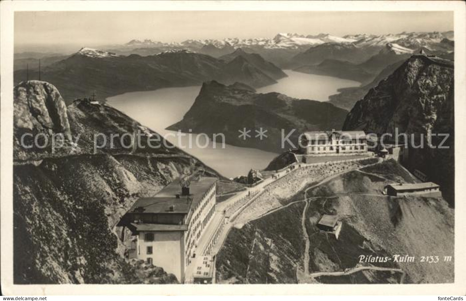 11737236 Pilatus Kulm Hotels Mit Vierwaldstaettersee Und Alpen Pilatus  - Sonstige & Ohne Zuordnung