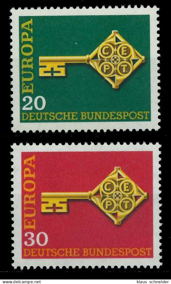 BRD BUND 1968 Nr 559-560 Postfrisch S5997F2 - Unused Stamps