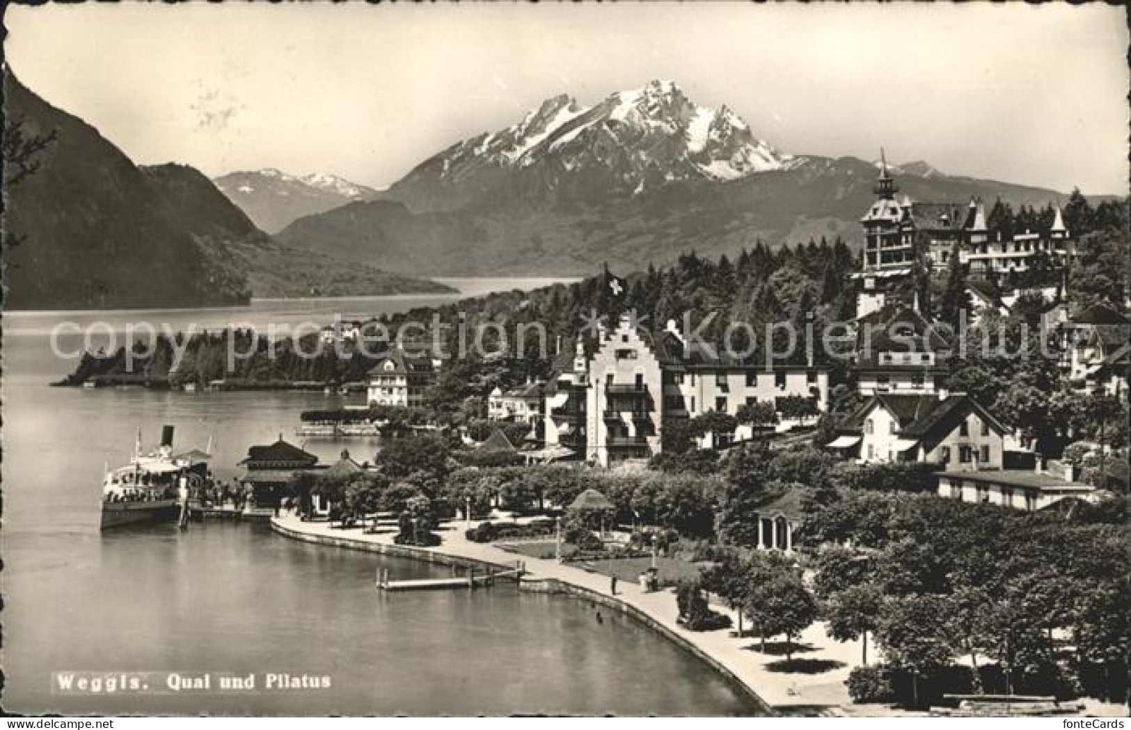 11737167 Weggis Vierwaldstaettersee Quai Und Pilatus Weggis - Sonstige & Ohne Zuordnung