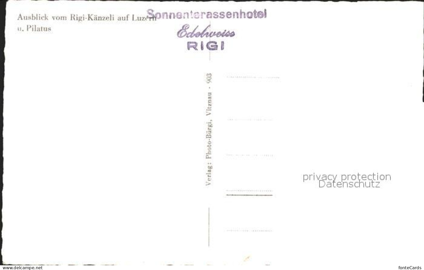 11737096 Rigi Kaenzeli Blick Auf Luzern Pilatus Vierwaldstaettersee  Rigi Kaenze - Autres & Non Classés