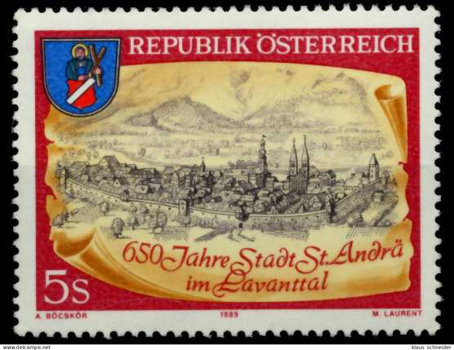 ÖSTERREICH 1989 Nr 1960 Postfrisch S7437AE - Unused Stamps