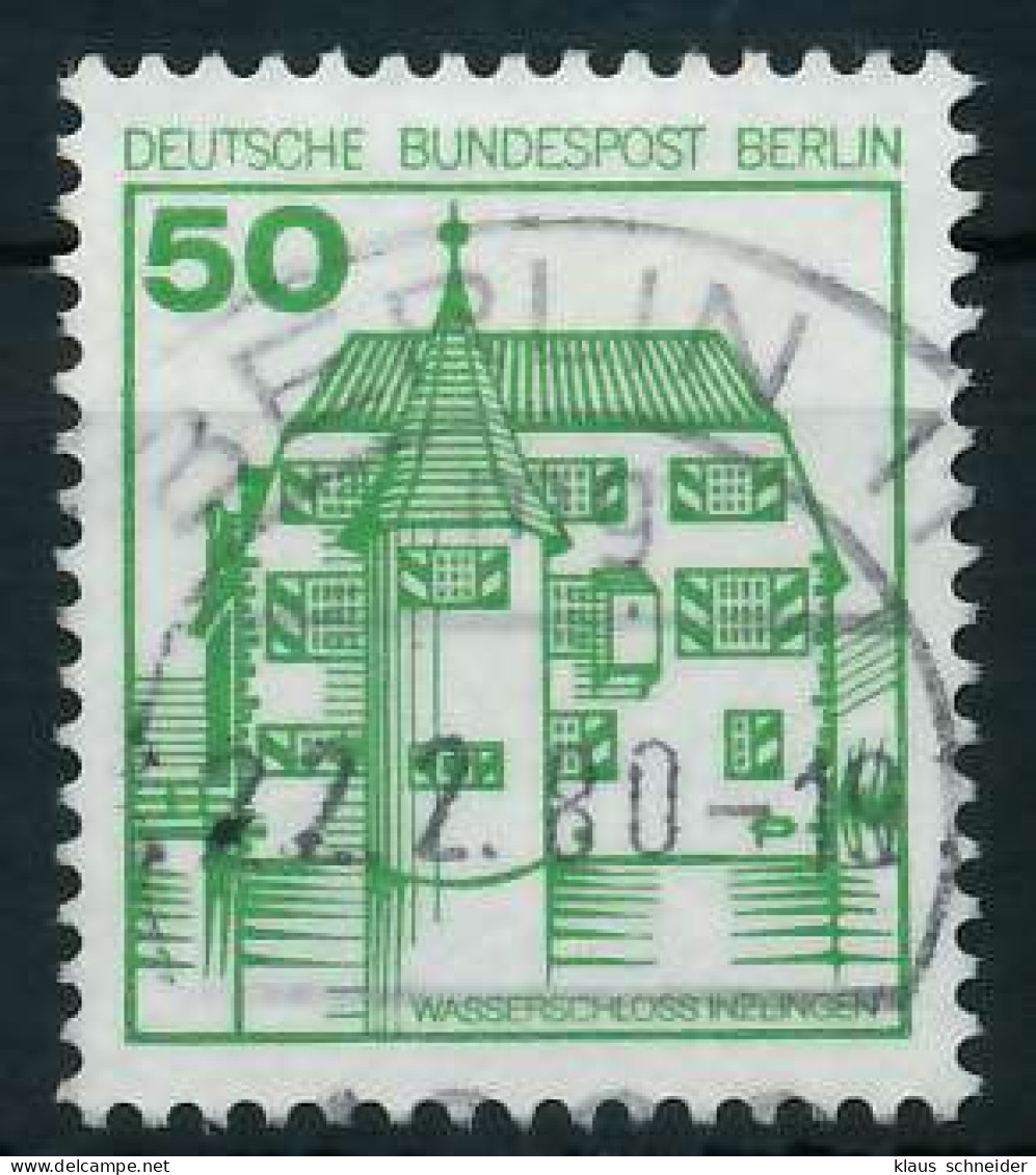 BERLIN DS BURGEN U. SCHLÖSSER Nr 615A Zentrisch Gestempelt X873606 - Used Stamps