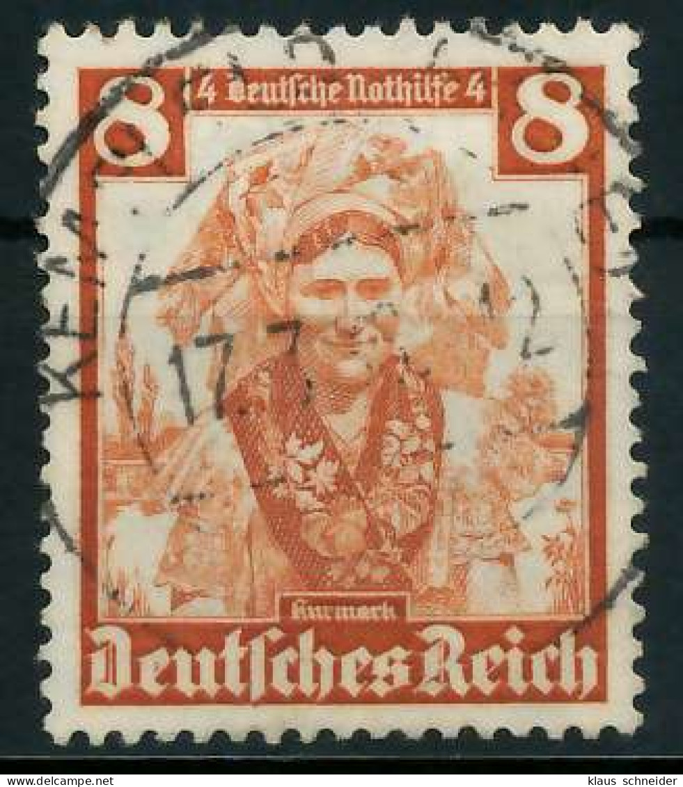 DEUTSCHES REICH 1935 Nr 592 Zentrisch Gestempelt X891F92 - Oblitérés