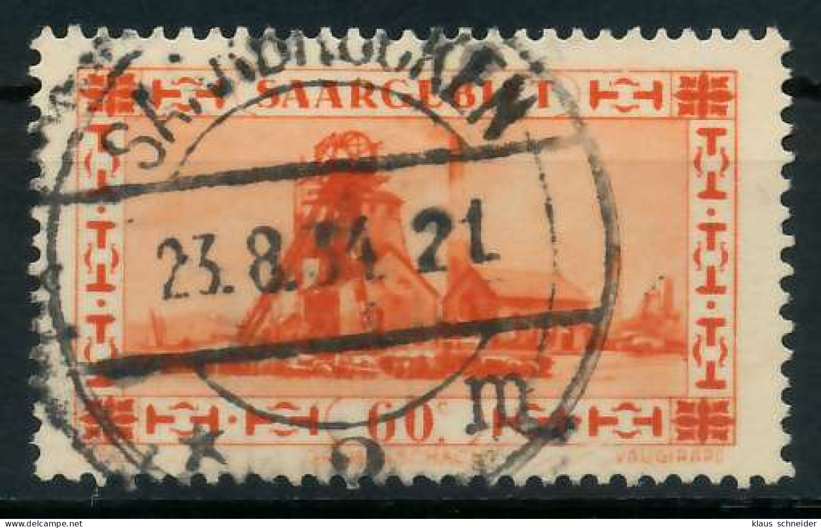 SAARGEBIET 1930 Nr 143 Zentrisch Gestempelt X893EDE - Oblitérés