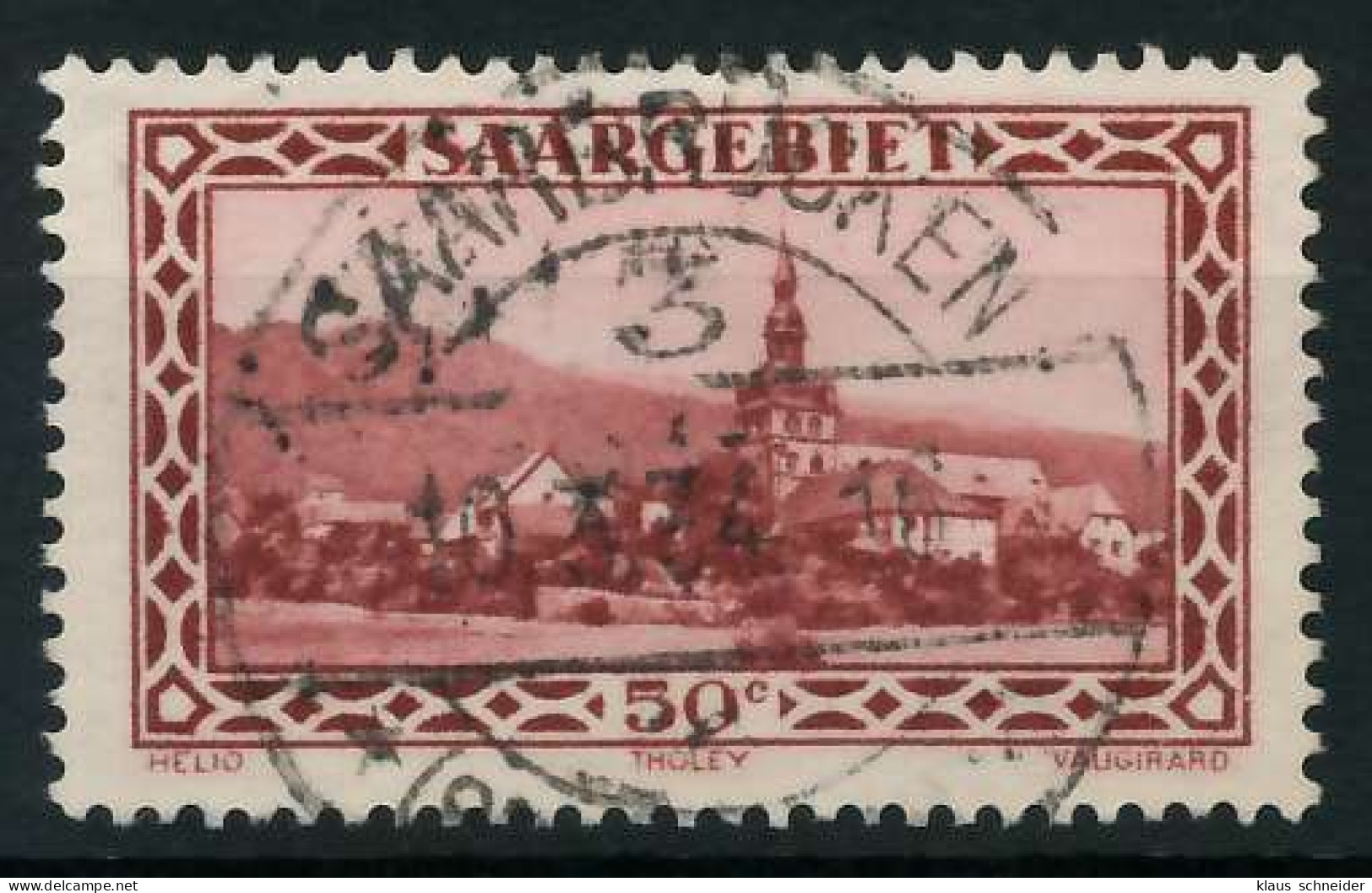 SAARGEBIET 1926 Nr 114 Zentrisch Gestempelt X893EEE - Oblitérés