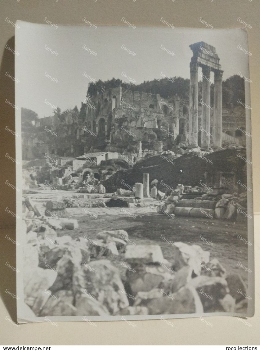 Italy Photo Italia Foto Roma Fine 800. FORO ROMANO. 125x100 Mm. - Europa