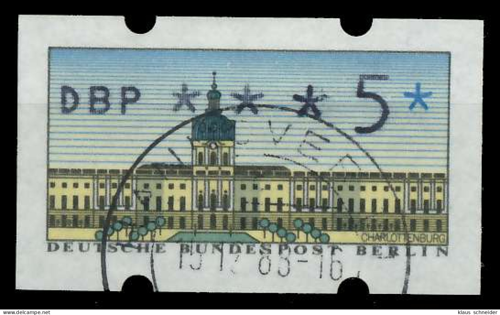 BERLIN ATM 1987 Nr 1-005 Gestempelt X894102 - Used Stamps