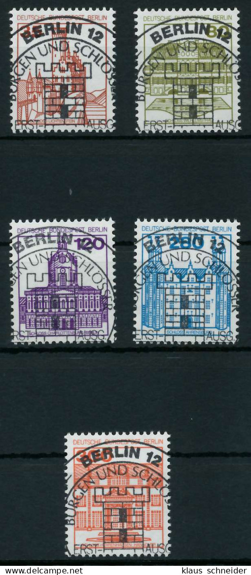 BERLIN DS BURGEN U. SCHLÖSSER Nr 673-677 ESST Z X8941D6 - Oblitérés