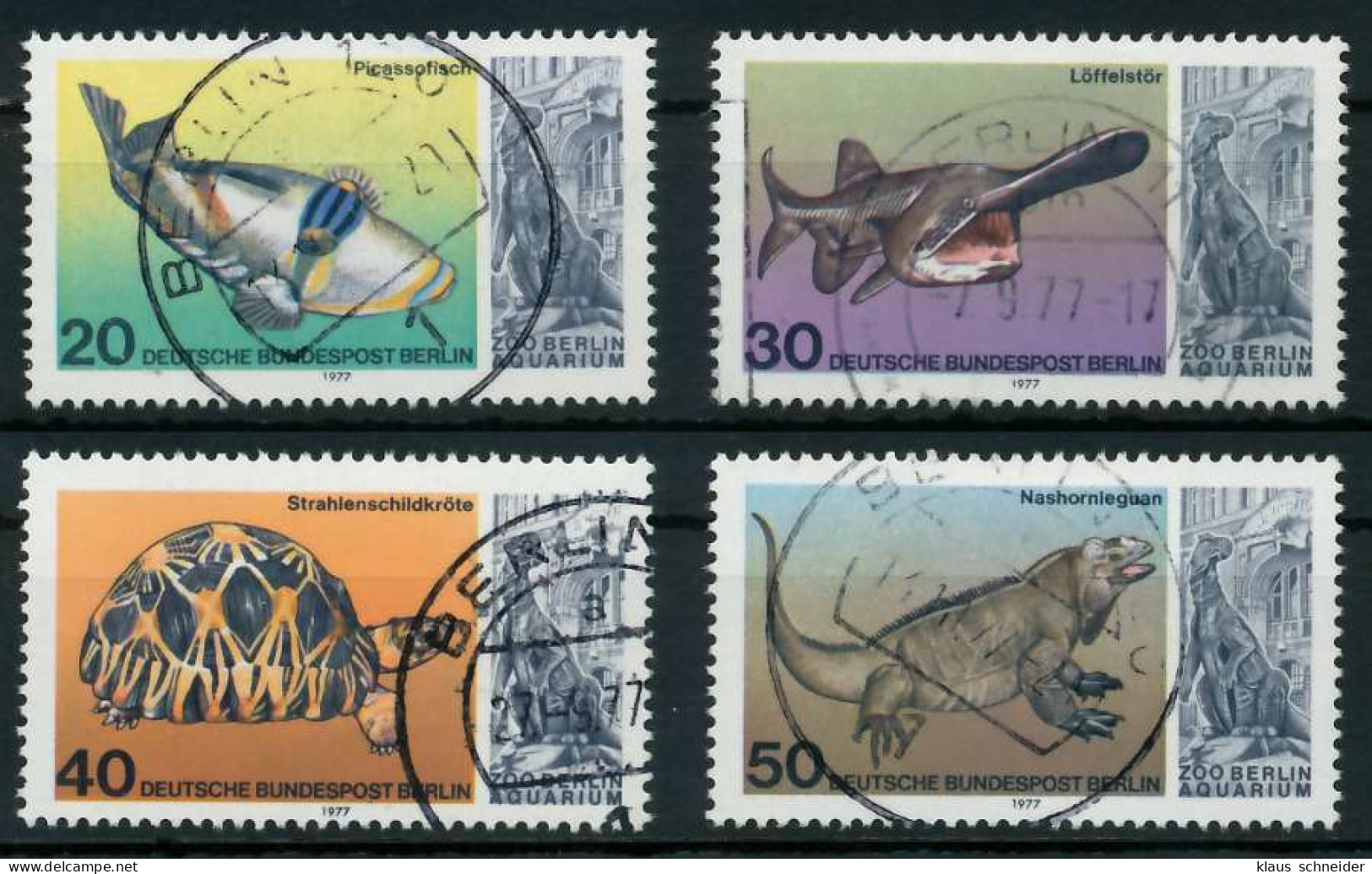 BERLIN 1977 Nr 552-555 Gestempelt X8942CA - Used Stamps