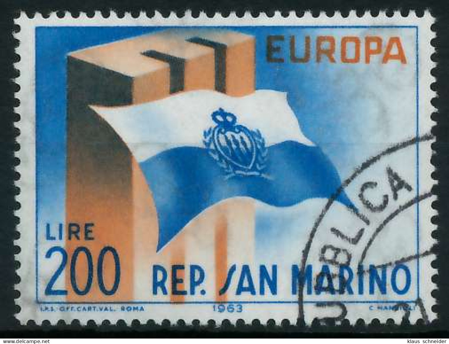 SAN MARINO 1963 Nr 781 Gestempelt X9B8852 - Used Stamps