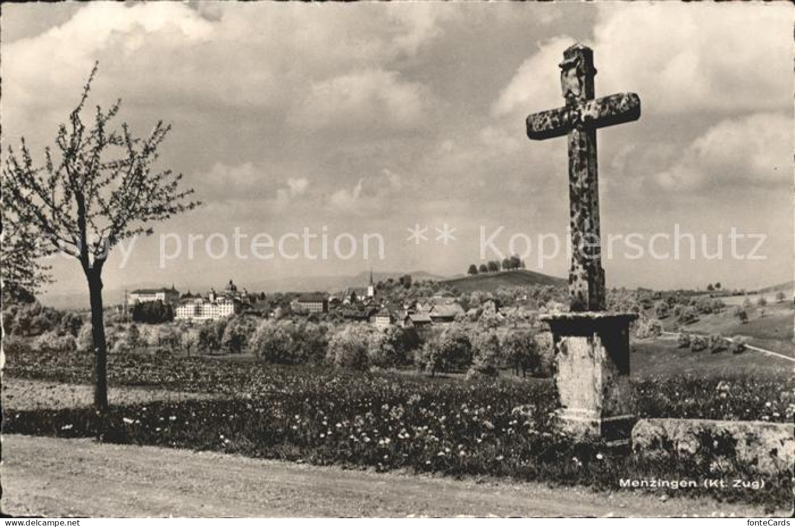 11736767 Menzingen Zug Wegkreuz Menzingen - Autres & Non Classés