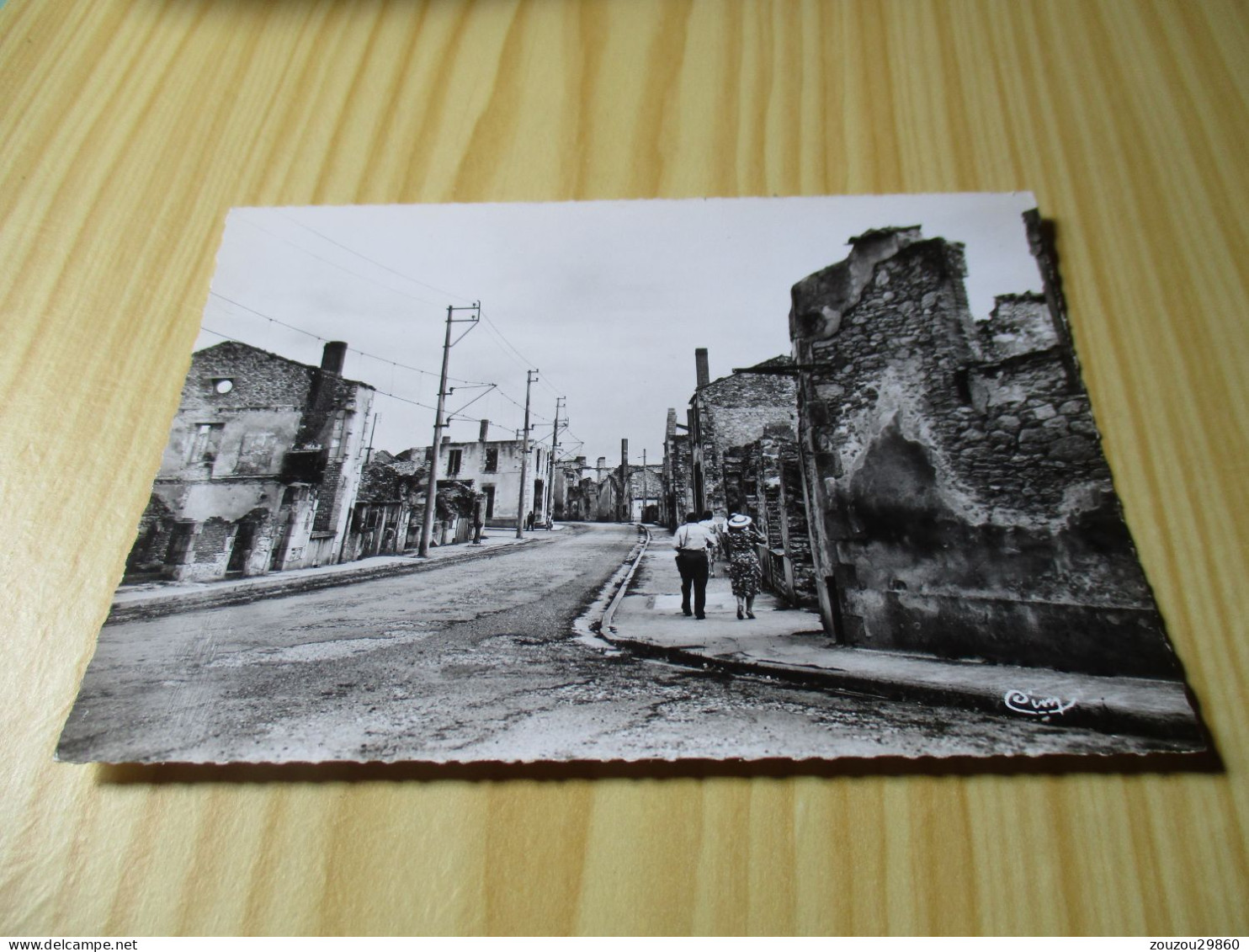 Oradour-sur-Glane (87).Cité Martyre - Rue Principale - Haut Du Bourg - Carte Animée. - Oradour Sur Glane