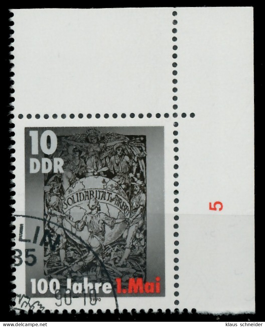 DDR 1990 Nr 3322 Gestempelt ECKE-ORE X04B46A - Oblitérés