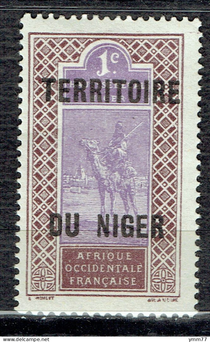 Timbre Du Haut-Sénégal Et Niger Surchargé "NIGER" : Méhari - Ungebraucht