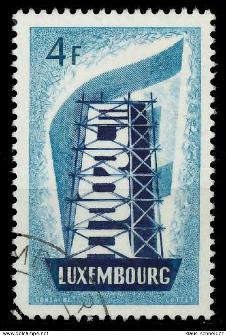 LUXEMBURG 1956 Nr 557 Gestempelt X06A8B2 - Used Stamps